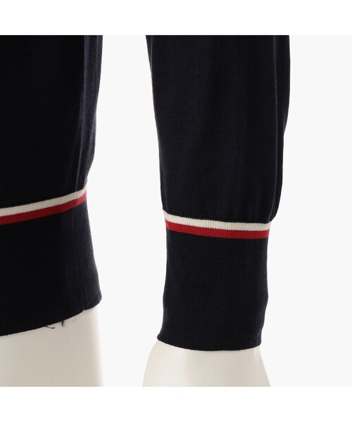 BRIEFING(ブリーフィング)の「【BRIEFING GOLF/ブリーフィングゴルフ】CL MEN’S TRICOLOR KNIT CARDIGAN(カーディガン/ボレロ・メンズ・ネイビー/グレー・M/L)」の9枚目の写真