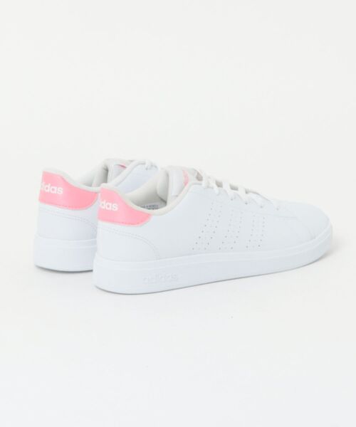 adidas(アディダス)の「《adidas》ADVANCOURT BASE 2.0 J(スニーカー・キッズ・ホワイト×グレー/ホワイト×ピンク/ホワイト×ブラック/ホワイト×グリーン/ブラック×ブラック/ホワイト系その他・22.0cm/25.0cm/24.5cm/24.0cm/23.5cm/23.0cm/22.5cm/25.5cm)」の7枚目の写真