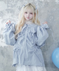 Whinny 22世紀スペシャルパラダイス ブラック フリーサイズ Whinny ブラウス シャツ Whinny/22世紀スペシャルパラダイス