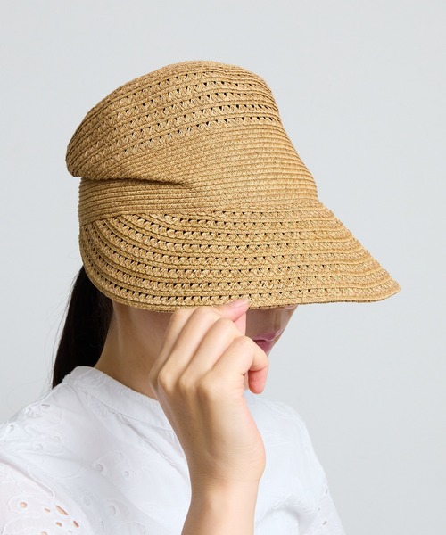 COMMON WARE（コモンウェアー）の「SD : Aurelia アウレリア 遮光率99.9％　紫外線遮蔽率99.9％ 遮光キャスケット（キャスケット・レディース・ベージュ/ブラック/カーキ・FREE）」の2枚目の写真