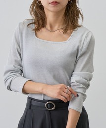 COLONY 2139（コロニートゥーワンスリーナイン）の「ラメフライス2WAYスクエアプルオーバー（Tシャツ/カットソー）」