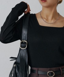 COLONY 2139 | ラメフライス2WAYスクエアプルオーバー(Tシャツ/カットソー)