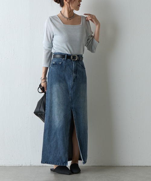 COLONY 2139(コロニートゥーワンスリーナイン)の「ラメフライス2WAYスクエアプルオーバー(Tシャツ/カットソー・レディース・ブラック/ブラック系その他/シルバー・FREE)」の11枚目の写真