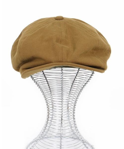 CAMBIO（カンビオ）の「mko13064- Canvas Solid Big Casquette ビッグキャスケット(OP-252-BO009)（キャスケット・メンズ・ブラック/キャメル/チャコール・FREE）」の10枚目の写真