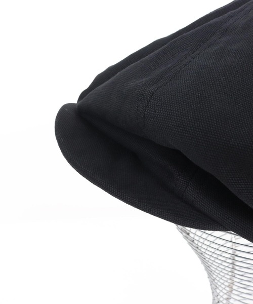 CAMBIO（カンビオ）の「mko13064- Canvas Solid Big Casquette ビッグキャスケット(OP-252-BO009)（キャスケット・メンズ・ブラック/キャメル/チャコール・FREE）」の14枚目の写真