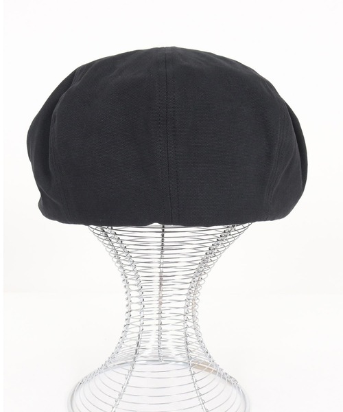 CAMBIO（カンビオ）の「mko13064- Canvas Solid Big Casquette ビッグキャスケット(OP-252-BO009)（キャスケット・メンズ・ブラック/キャメル/チャコール・FREE）」の15枚目の写真