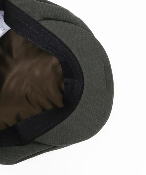 CAMBIO（カンビオ）の「mko13064- Canvas Solid Big Casquette ビッグキャスケット(OP-252-BO009)（キャスケット・メンズ・ブラック/キャメル/チャコール・FREE）」の19枚目の写真