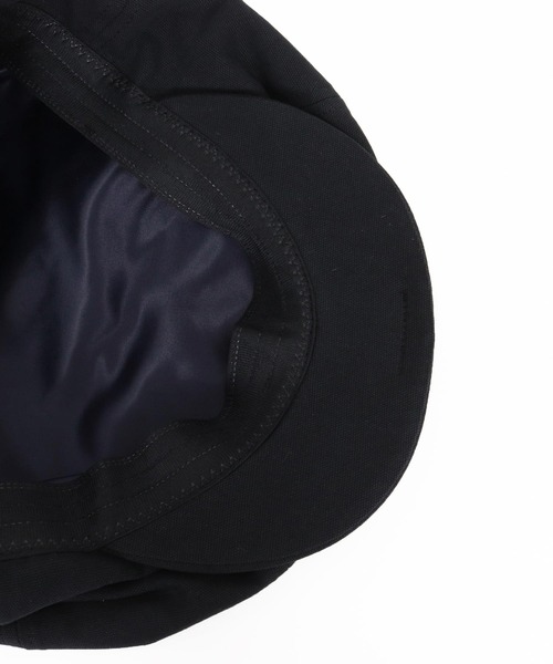 CAMBIO（カンビオ）の「mko13064- Canvas Solid Big Casquette ビッグキャスケット(OP-252-BO009)（キャスケット・メンズ・ブラック/キャメル/チャコール・FREE）」の20枚目の写真