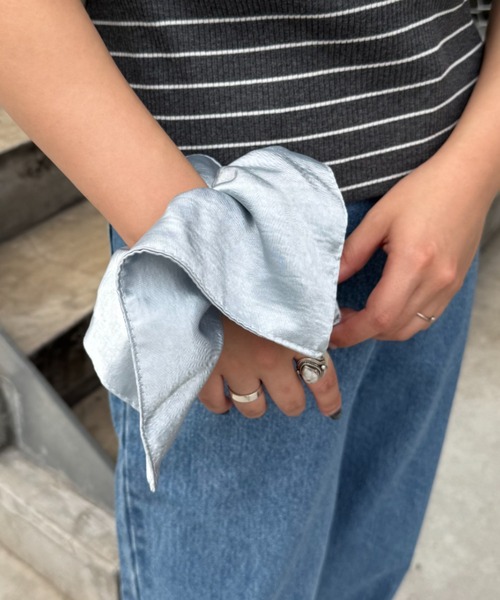 セール】【新色追加！】lilスクエアBIGシュシュ（シュシュ