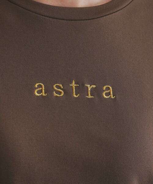 OPAQUE.CLIP(オペークドットクリップ)の「メタリック刺繍ロゴTシャツ【接触冷感/洗濯機洗い可】(Tシャツ/カットソー・レディース・ブラック/ブラウン系その他/ホワイト・38/40)」の15枚目の写真