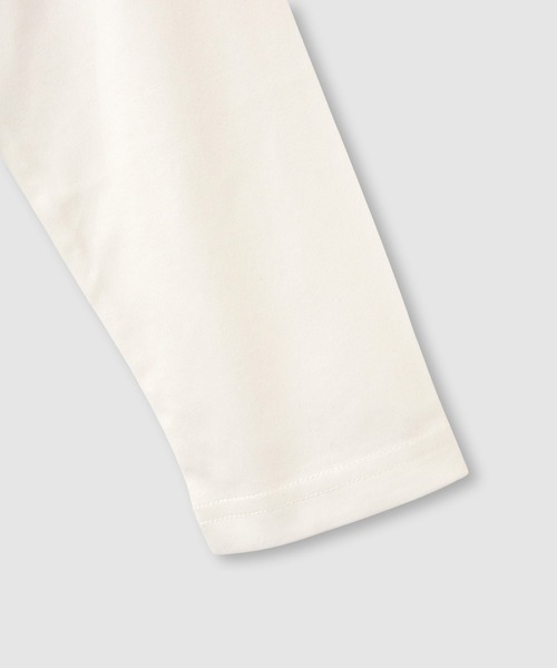Mac-House(マックハウス)の「Idnes 箔ロゴプリント ロングスリーブTシャツ(Tシャツ/カットソー・レディース・グレー/ベージュ/オフホワイト・M)」の12枚目の写真