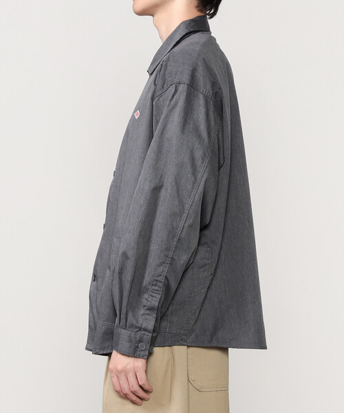 DANTON 長袖シャツ 34 17A-WS-005 DANTON(ダントン) / 長袖シャツ/40/コットン/ブルー/ストライプ