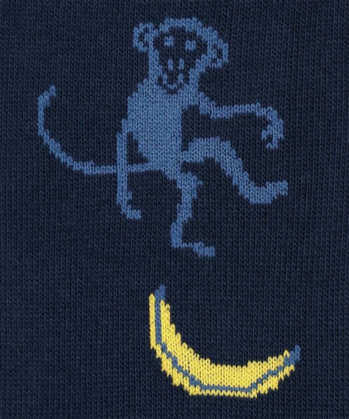 Paul Smith（ポールスミス）の「“Monkey & Banana” ソックス【250612 DRO】（ソックス/靴下・メンズ・ブラック/ネイビー/ダークブラウン・25-27）」の6枚目の写真