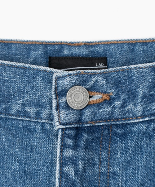 LAD MUSICIAN（ラッドミュージシャン）の「14oz DENIM STRAIGHT PANTS（デニムパンツ・メンズ・インディゴブルー/グレー・42/44/46）」の5枚目の写真