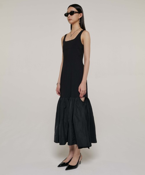 JOSE MOON（ジョゼムーン）の「CUTTIMG FLARE DRESS/カッティングフレアドレス（ワンピース・レディース・グレー/ブラック・36/38）」の11枚目の写真