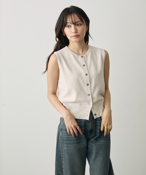 attiree(アティレー)の「レイヤードニットセット(ニット/セーター・レディース・チャコールグレー/カーキ/アイボリー・MEDIUM)」の10枚目の写真