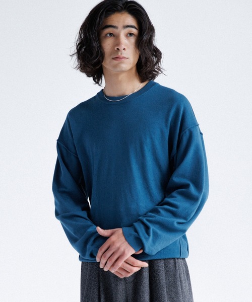 High gauge crew neck knit / ハイゲージクルーネックニット（ニット