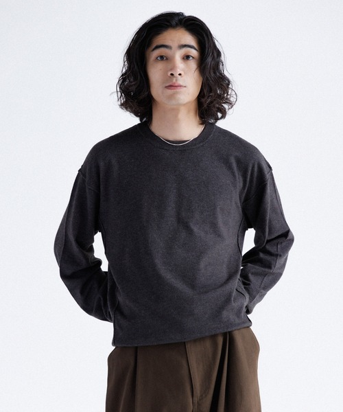 High gauge crew neck knit / ハイゲージクルーネックニット（ニット