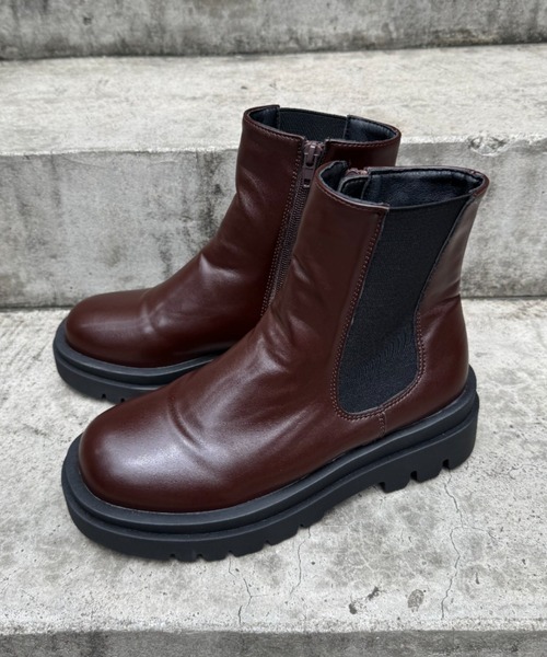 セール】ZIP付サイドゴアブーツ（ブーツ）｜CIAOPANIC TYPY（チャオ