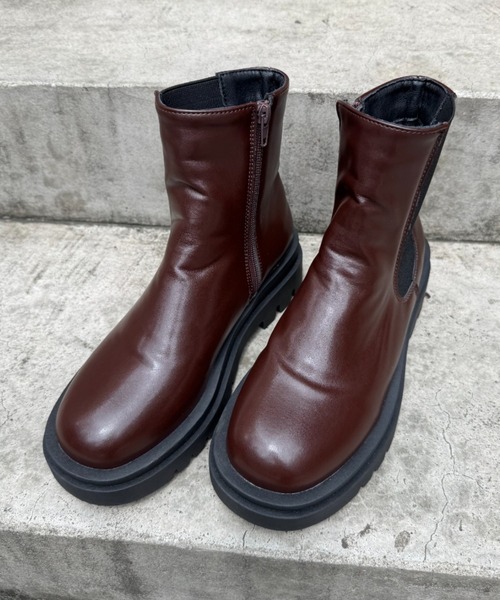 セール】ZIP付サイドゴアブーツ（ブーツ）｜CIAOPANIC TYPY（チャオ