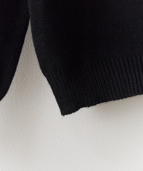 Chick(チック)の「Gathered Design Knit/ギャザーデザインニット(ニット/セーター・レディース・ホワイト/グレー/ブラック・FREE)」の6枚目の写真
