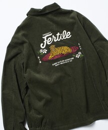 カーキ コーデュロイ ブルゾン FREAK'S STORE/SHE WOLF DINER×FREAK'S STORE/シーウルフ