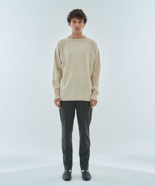 ESTNATION / スムースコットン クルーネックニット（ニット/セーター