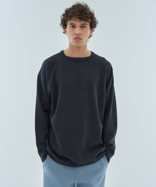 ESTNATION / スムースコットン クルーネックニット（ニット/セーター