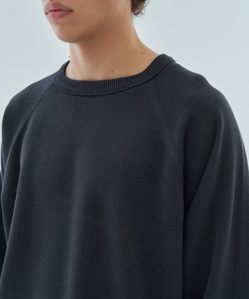 ESTNATION / スムースコットン クルーネックニット（ニット/セーター