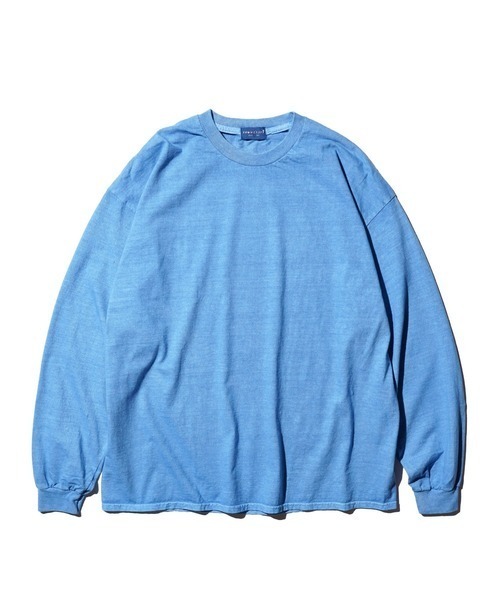 TOWNCRAFT（タウンクラフト）の「TOWN CRAFT タウンクラフト / 90S PIGMENT LS TEE（Tシャツ/カットソー・メンズ・ピンク/ブラック/エメラルド/オリーブ/ブルーグレー/パープル/ネイビー/ターコイズブルー/グレー/ライトブルー・X-LARGE/LARGE/XX-LARGE/MEDIUM）」の7枚目の写真