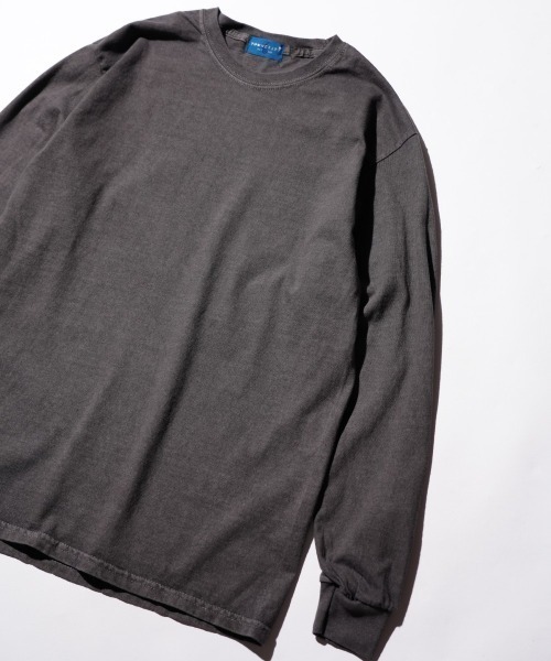 TOWNCRAFT（タウンクラフト）の「TOWN CRAFT タウンクラフト / 90S PIGMENT LS TEE（Tシャツ/カットソー・メンズ・ピンク/ブラック/エメラルド/オリーブ/ブルーグレー/パープル/ネイビー/ターコイズブルー/グレー/ライトブルー・X-LARGE/LARGE/XX-LARGE/MEDIUM）」の14枚目の写真