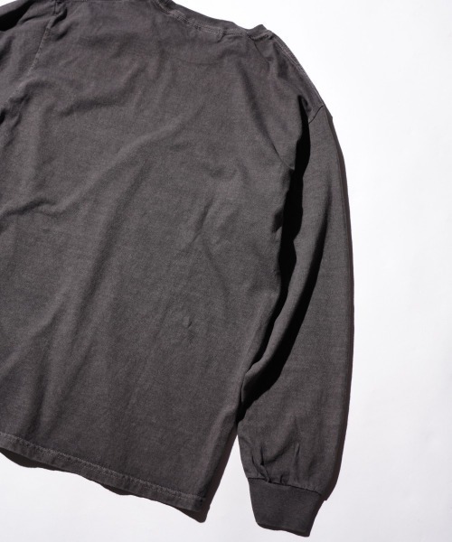 TOWNCRAFT（タウンクラフト）の「TOWN CRAFT タウンクラフト / 90S PIGMENT LS TEE（Tシャツ/カットソー・メンズ・ピンク/ブラック/エメラルド/オリーブ/ブルーグレー/パープル/ネイビー/ターコイズブルー/グレー/ライトブルー・X-LARGE/LARGE/XX-LARGE/MEDIUM）」の17枚目の写真