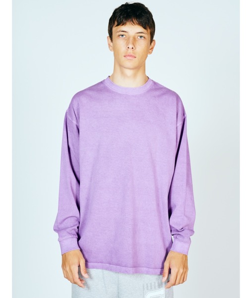 TOWNCRAFT（タウンクラフト）の「TOWN CRAFT タウンクラフト / 90S PIGMENT LS TEE（Tシャツ/カットソー・メンズ・ピンク/ブラック/エメラルド/オリーブ/ブルーグレー/パープル/ネイビー/ターコイズブルー/グレー/ライトブルー・X-LARGE/LARGE/XX-LARGE/MEDIUM）」の22枚目の写真