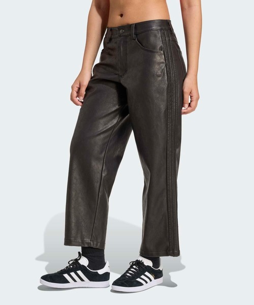 XL アディダス　adidas フェイクレザー パンツ ファイアーバード ファイヤーバードプレザー7/8パンツ / アディダスオリジナルス