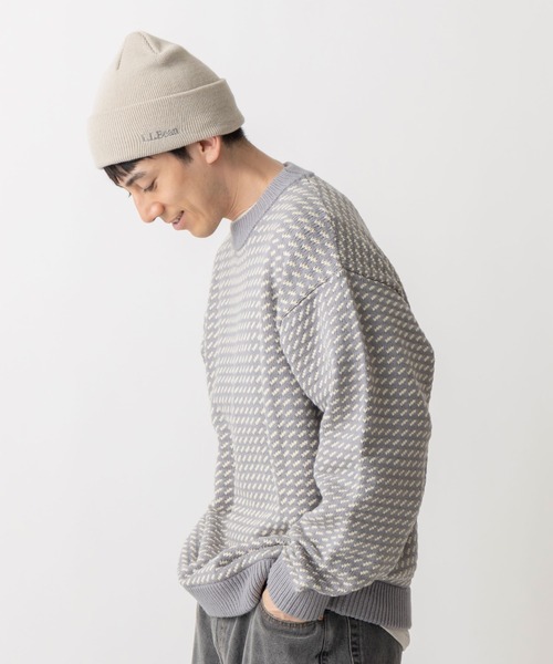 エルエルビーン バーズアイ ニット LL BEAN/エルエルビーン】Wayne Sweater Bird's-Eye/バーズアイ