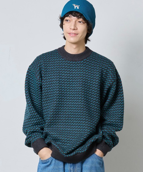 L.L.Bean 【JAPAN EDITION】ウェイン・セーター・バーズアイ JAPAN EDITION】ウェイン・セーター・バーズアイ（ニット/セーター