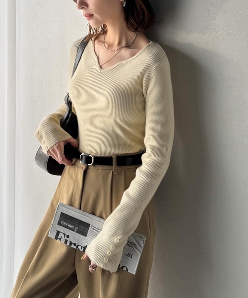 classicalelf（クラシカルエルフ）の「上質レザーでスタイリングを格上げ◎牛床革ピンレススクエアーバックルレザーベルト（ベルト・レディース・ブラウン系1/ブラウン系2/ブラック系2/ブラック系1・ONE SIZE）」の14枚目の写真