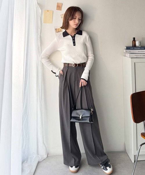 classicalelf（クラシカルエルフ）の「上質レザーでスタイリングを格上げ◎牛床革ピンレススクエアーバックルレザーベルト（ベルト・レディース・ブラウン系1/ブラウン系2/ブラック系2/ブラック系1・ONE SIZE）」の21枚目の写真