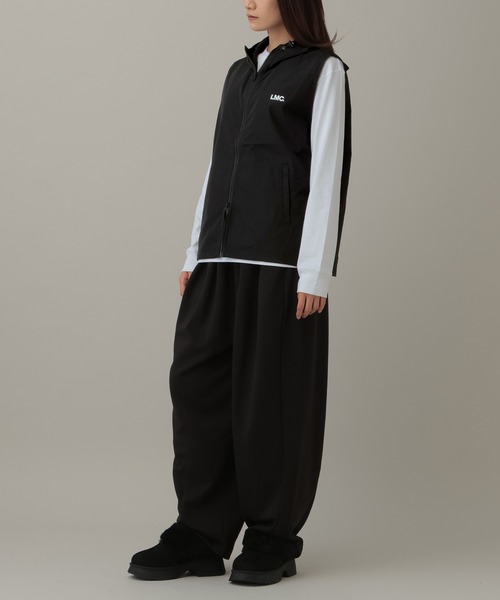 LMCの「LMC/OG フードベスト(ナイロンジャケット・レディース・ブラック/グレー・SMALL/LARGE/MEDIUM)」の9枚目の写真
