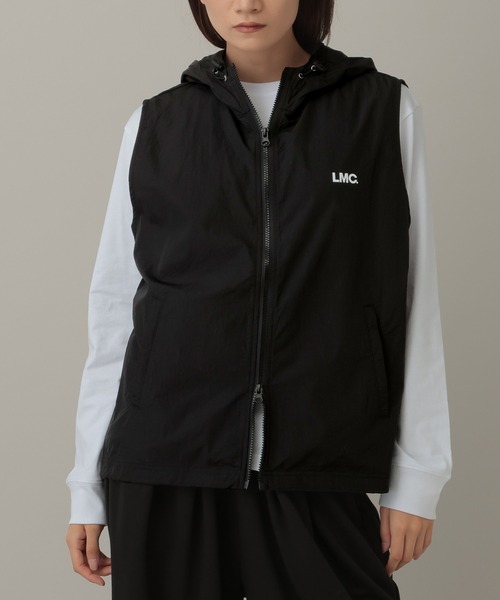 LMCの「LMC/OG フードベスト(ナイロンジャケット・レディース・ブラック/グレー・SMALL/LARGE/MEDIUM)」の11枚目の写真