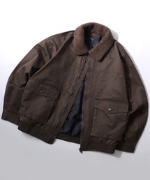 A-2 Flight Jacket/オーバーサイズ 襟ボア フライトジャケット/ブルゾン/レディース メンズ