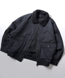 Lazar（ラザル）の「A-2 Flight Jacket/オーバーサイズ 襟ボア フライトジャケット/ブルゾン/レディース メンズ（ブルゾン）」