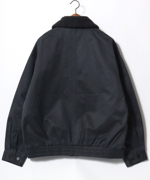 Lazar（ラザル）の「A-2 Flight Jacket/オーバーサイズ 襟ボア フライトジャケット/ブルゾン/レディース メンズ（ブルゾン・メンズ・ブラウン/ブラック・L/LL/M）」の6枚目の写真