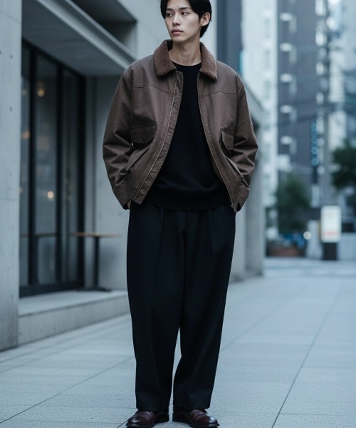 セール】A-2 Flight Jacket/オーバーサイズ 襟ボア フライトジャケット