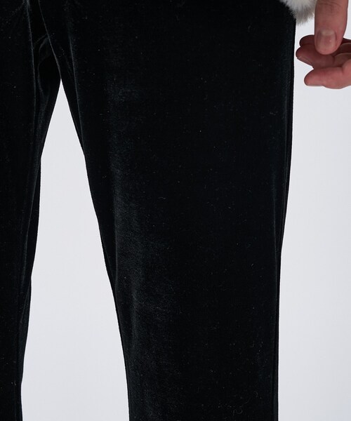 cloenc(クロエンス)の「【手洗い可】ベロアセミフレアパンツ(その他パンツ・レディース・ブラック/ブラウン系・02/01)」の16枚目の写真
