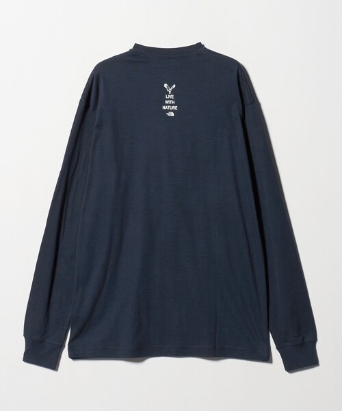 MONKEY TIME(モンキータイム)の「<THE NORTH FACE>ロングスリーブ ズー ピッカー ティー(Tシャツ/カットソー・メンズ・ネイビー/ダークグレー・M/L/XL/XXL)」の10枚目の写真