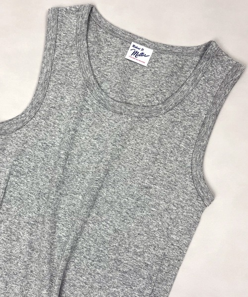 MILLER（ミラー）の「【Robert P. Miller】ロバート・ピー・ミラー パネルリブ コットン タンクトップ（タンクトップ・レディース・ホワイト/ライトグレー/ミント/ブラック/スモークピンク/ホワイト×ブラック/チャコールグレー/ブルー/レモンイエロー・FREE）」の5枚目の写真