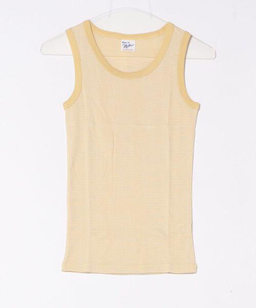 MILLER（ミラー）の「【Robert P. Miller】ロバート・ピー・ミラー パネルリブ コットン タンクトップ（タンクトップ・レディース・ホワイト/ライトグレー/ミント/ブラック/スモークピンク/ホワイト×ブラック/チャコールグレー/ブルー/レモンイエロー・FREE）」の18枚目の写真