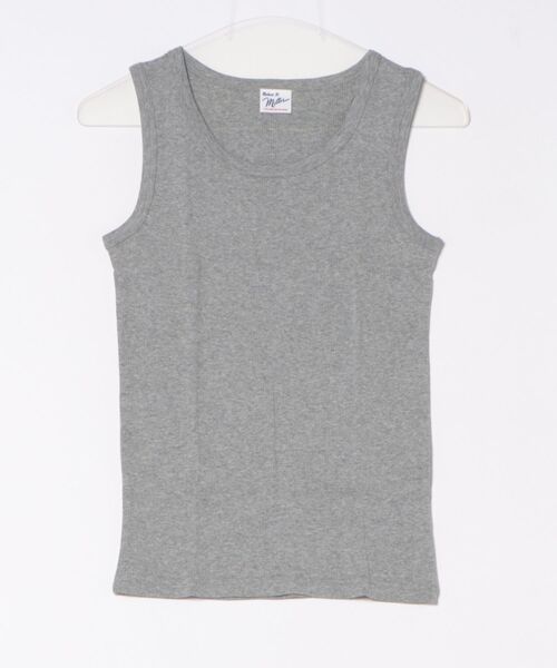 MILLER（ミラー）の「【Robert P. Miller】ロバート・ピー・ミラー パネルリブ コットン タンクトップ（タンクトップ・レディース・ホワイト/ライトグレー/ミント/ブラック/スモークピンク/ホワイト×ブラック/チャコールグレー/ブルー/レモンイエロー・FREE）」の19枚目の写真