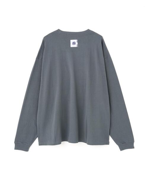 over print(オーバープリント)の「overprint/オーバープリント/naenano L/S Tee1(Tシャツ/カットソー・レディース・チャコールグレー/ブルー/ホワイト・L/M/XL)」の9枚目の写真